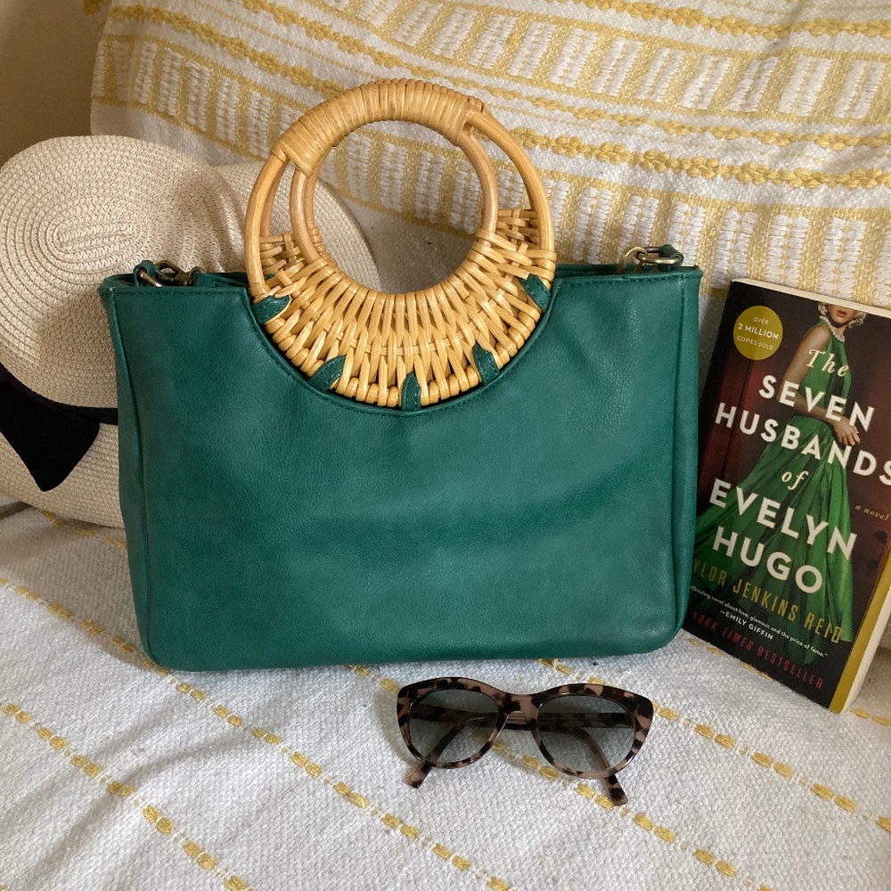 Anthropologie Emerald Green Marianne Cross Body Bag